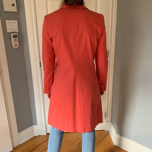 Smart Set coral light trench coat thick cotton - Picture 5 of 11
